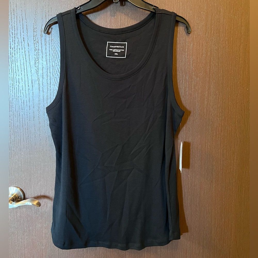 Charter Club 100% Cotton Tank Top XXL